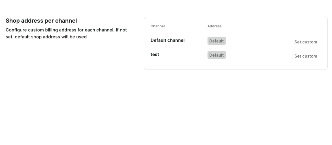 Invoice generation interface